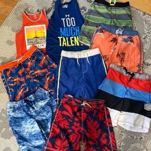 Mixed boys lit swim all boys medium gap old navy under armor